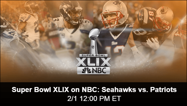 NBC Streaming Super Bowl XLIX Online ingyen