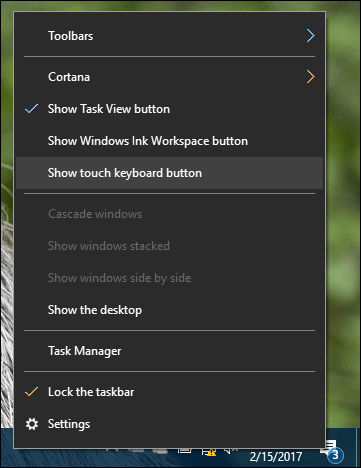 engedélyezze az emoji Windows 10 billentyűzetet