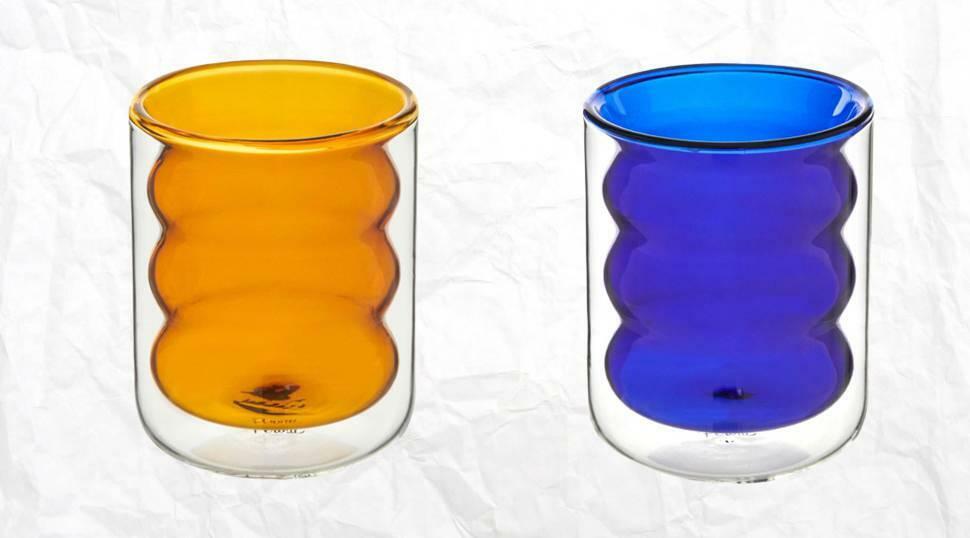 Perotti dupla színes üveg