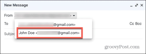 gmail válasszon aliast