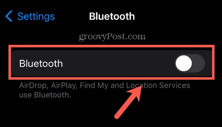 iphone bluetooth kikapcsolva