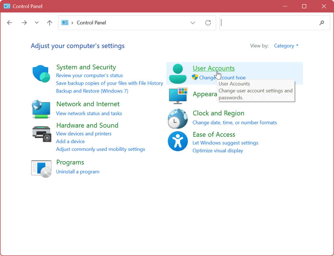 Felhasználói fiók törlése Windows 11 rendszerben