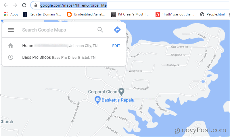 google maps lite