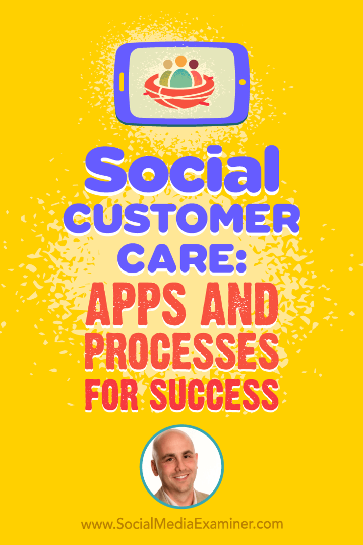 Közösségi ügyfélszolgálat: Alkalmazások és folyamatok a sikerhez, Dan Gingiss betekintése a Social Media Marketing Podcast-ba.