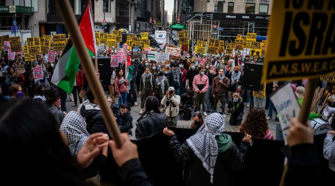 Palesztina New York-i sztrájk