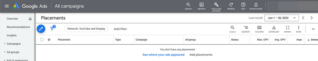 how-to-target-youtube-ads-by-placements-channels-google-ads-insights-2. lépés