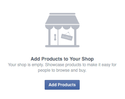 adjon termékeket a facebook bolthoz