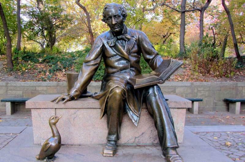 Hans Christian Andersen szobor 