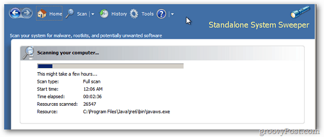 A Microsoft Standalone System Sweeper egy Rootkit Analyzer for Windows