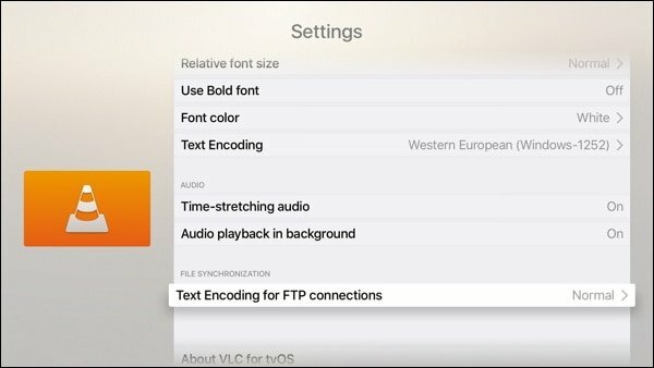 A VLC Media Player használata az új Apple TV-vel