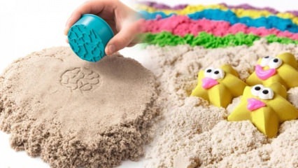 Kinetikus homokkészítés gyerekeknek! Hogyan készítsünk praktikus (holdhomok) kinetikus homokot otthon?
