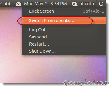 váltás az ubuntu formájában