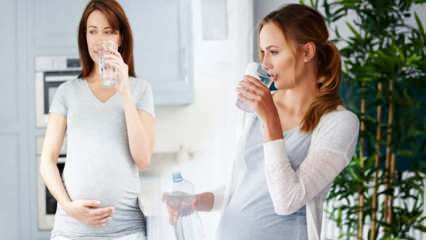 Az ivóvíz előnyei a terhes nők számára! Mennyi vizet kell fogyasztani naponta terhesség alatt? 