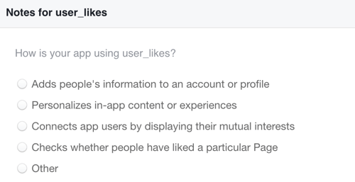 Magyarázza el, hogyan fogja használni a Facebook tetszik adatait, amelyeket gyűjt.