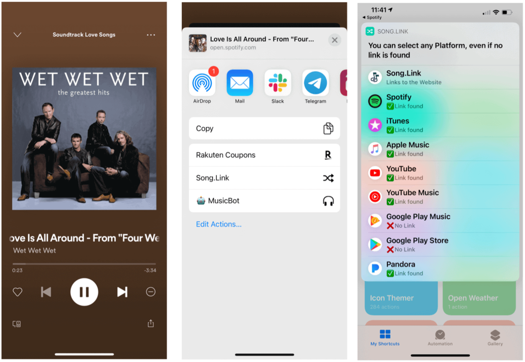 Siri parancsikonok a Spotify-hoz A Siri dalokat oszt meg