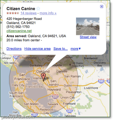 hogyan vegye fel vállalkozását a Google Maps szolgáltatási területeire