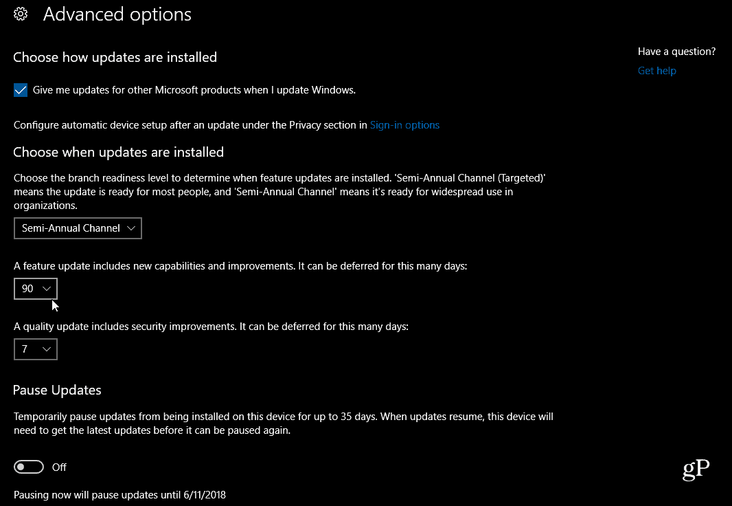 PSA: Várja meg a frissítést a Windows 10 1803, 2018. április frissítésére