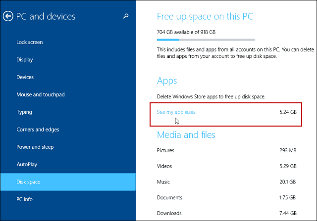 Windows 8.1 tipp: A Modern alkalmazások kezelése és a lemezterület felszabadítása