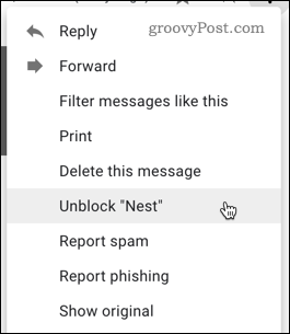 Feloldhatja a felhasználó blokkolását a Gmailben
