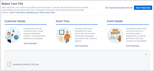 A Facebook Business Manager offline eseményeket tölthet fel