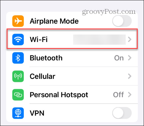 Felejtsd el a Wi-Fi hálózatot iPhone-on