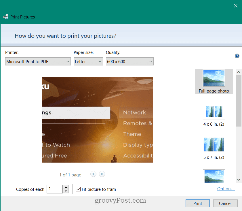 PNG konvertálása PDF-be Windows rendszeren