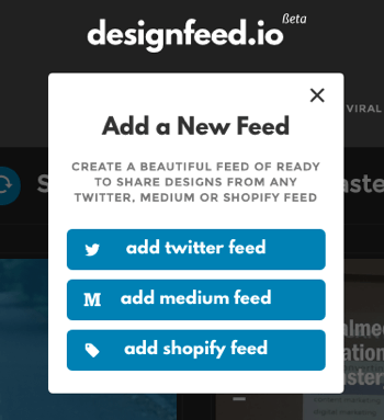 designfeed feed hozzáadása