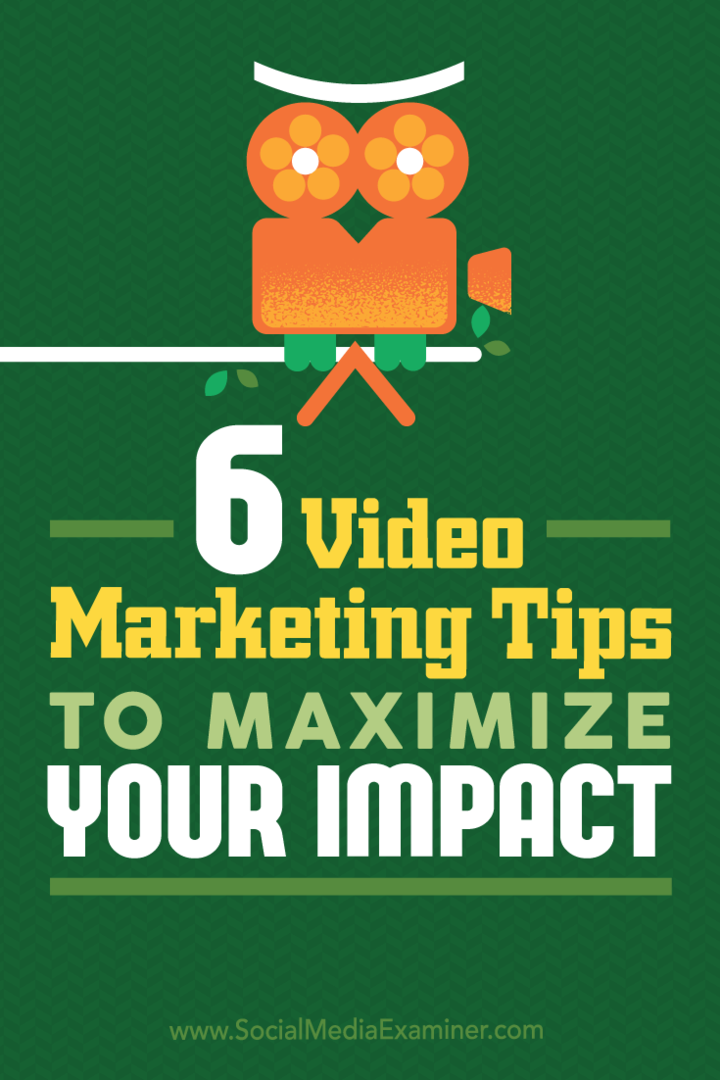 Tippek arra vonatkozóan, hogy a marketingesek hogyan javíthatják a videotartalmak teljesítményét.