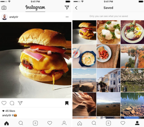 Az Instagram által mentett bejegyzések már elérhetők az Instagram 10.2 verziójának részeként mind az iOS, mind az Android számára.