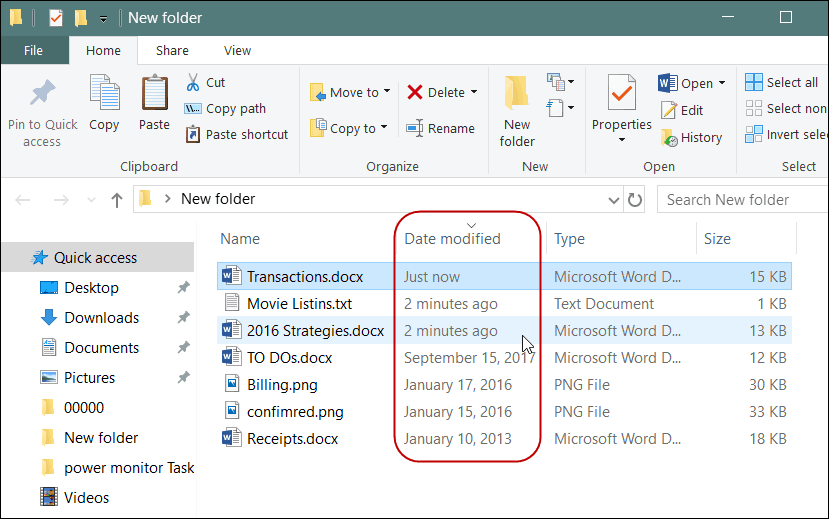 Barátságos nevek példa File Explorer