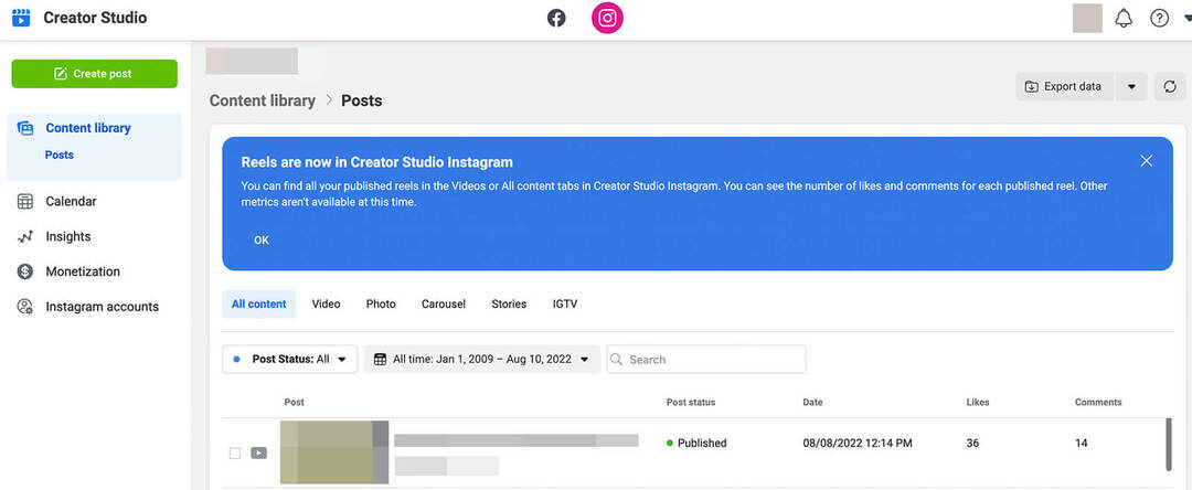 hogyan-elemzése-instagram-hagyományos-rövid-forma-videó-vs-reels-metrics-creator-studio-example-11