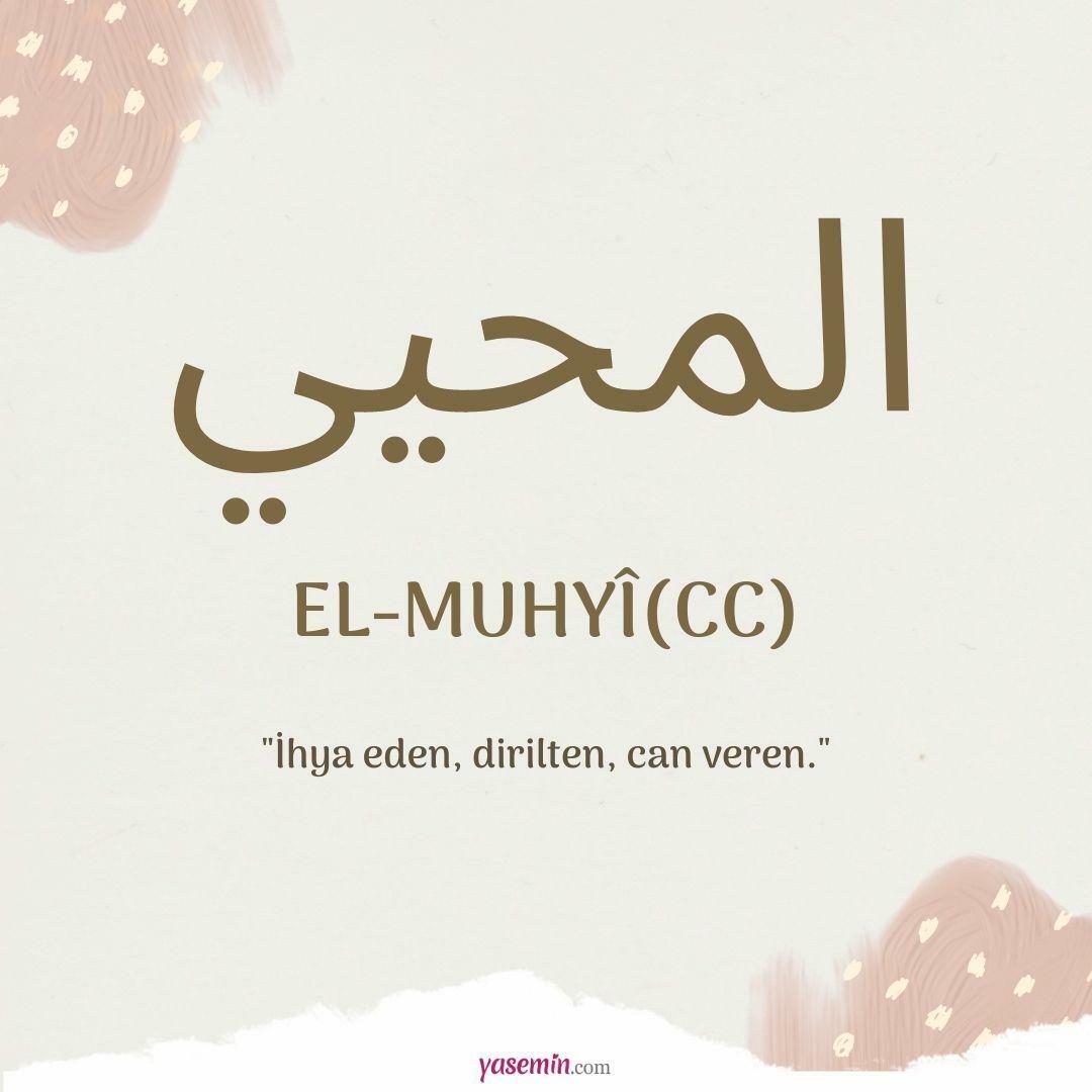 Mit jelent az al-Muhyi (cc)?