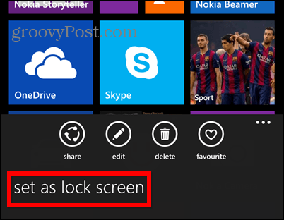 A Windows Phone 8.1 képernyőzár beállítása