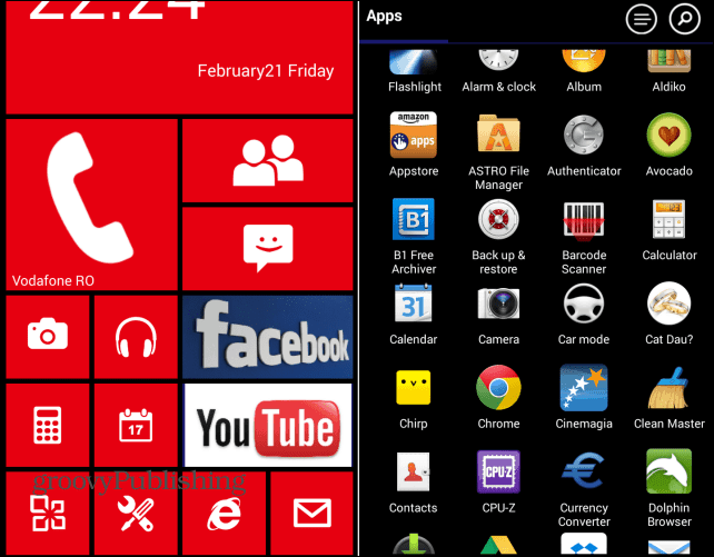 Tegye Android-ot úgy, mint a Windows Phone a Launcher 8-lal