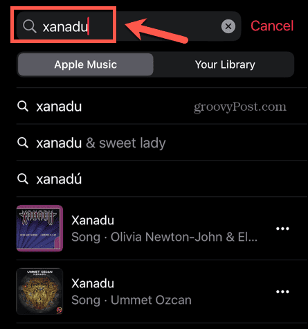 Apple zene keresési lekérdezés