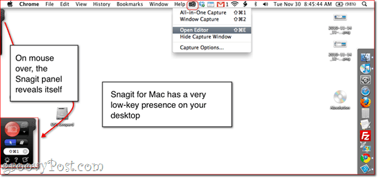 Snagit a Mac-hez All in One Capture