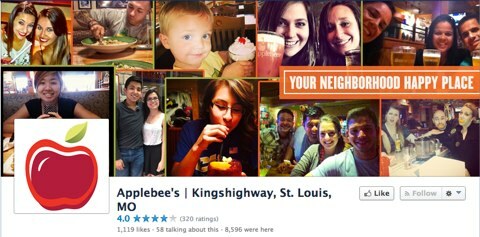 applebees facebook oldal