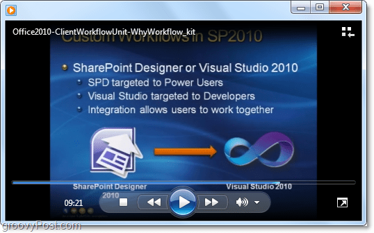 ClientWorkFlow oktatóvideó a Microsoft Office / sharepoint 2010 fejlesztéséről