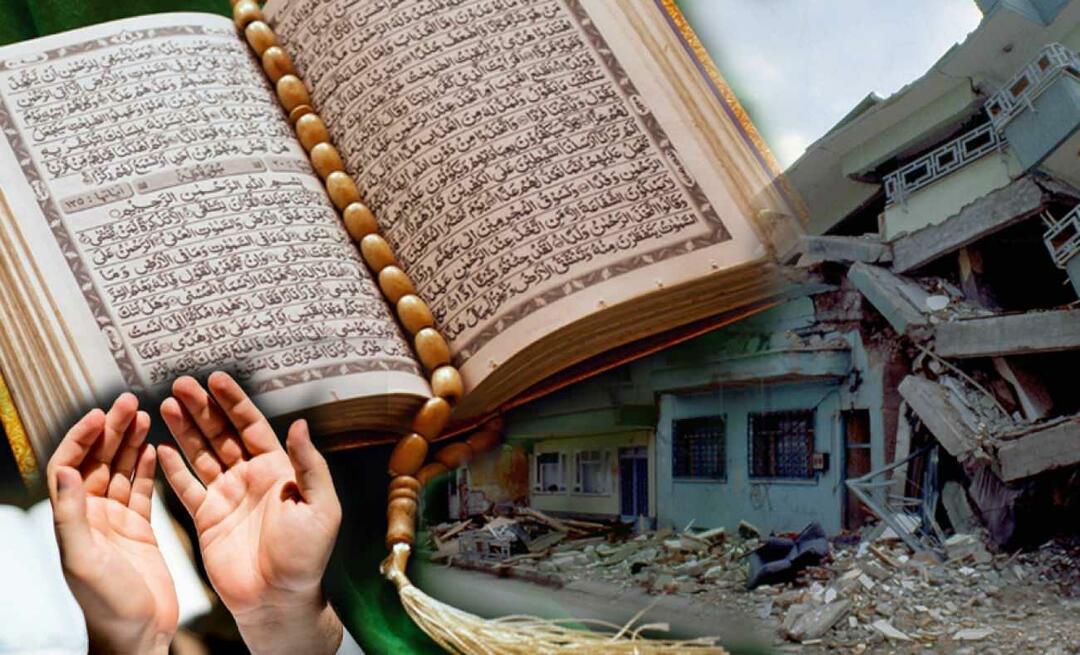 Melyek a földrengésről szóló versek a Koránban? Mit jelez a földrengések gyakorisága?