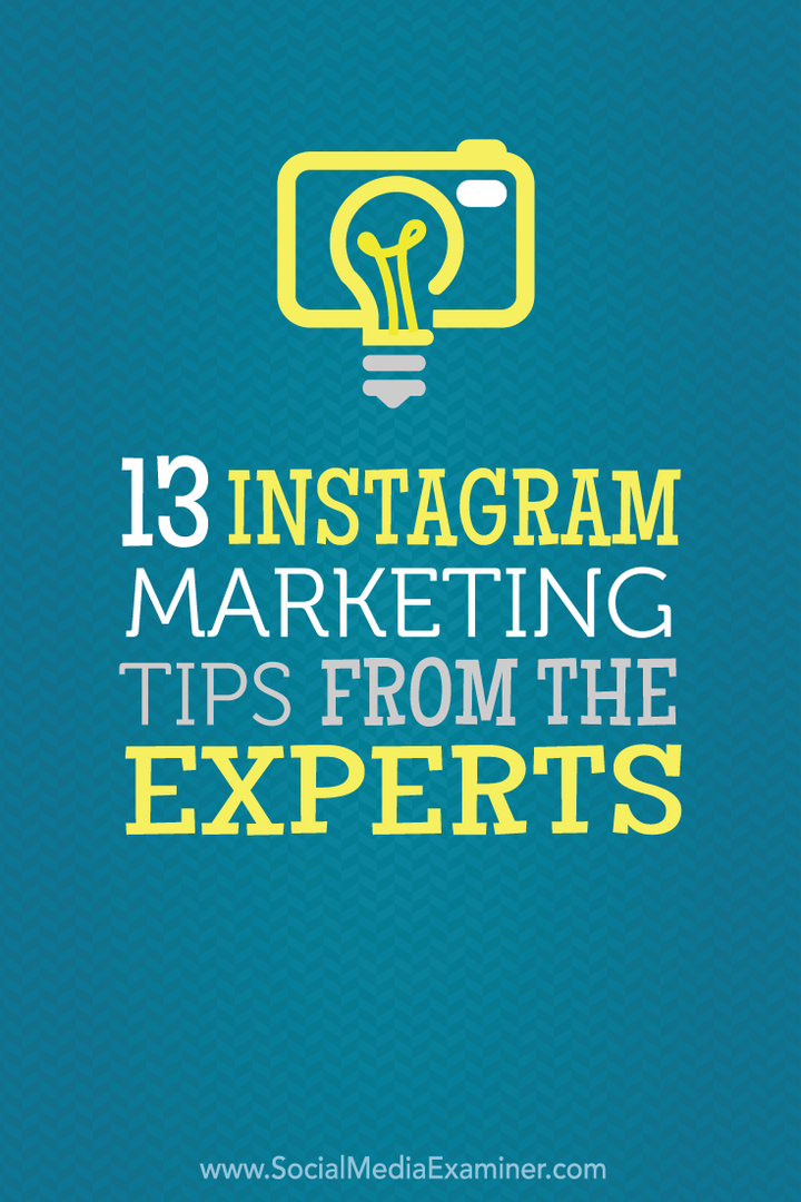 13 Instagram-marketing tipp a szakértőktől: Social Media Examiner