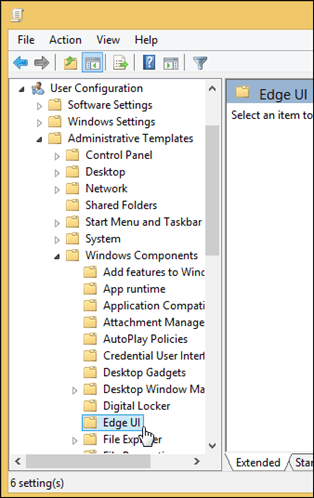 Windows 8.1 csoportházirend-szerkesztő