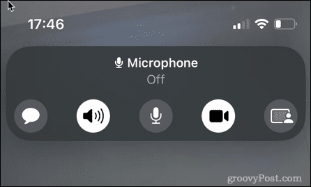 facetime audio off iphone