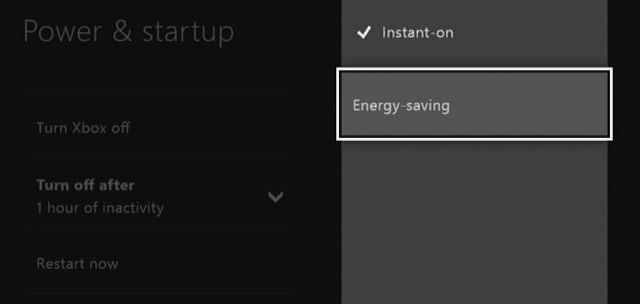 Xbox One tipp: Engedélyezze az energiatakarékos módot