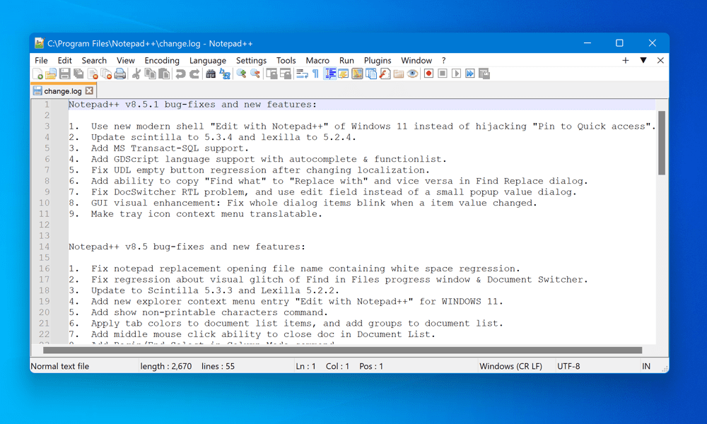 Hogyan lehet a Notepad++-t alapértelmezett szövegszerkesztővé tenni a Windows 11 rendszerben