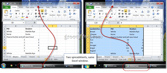 Az Excel 2010 táblázatkezelőinek összehasonlítása összehasonlítás céljából