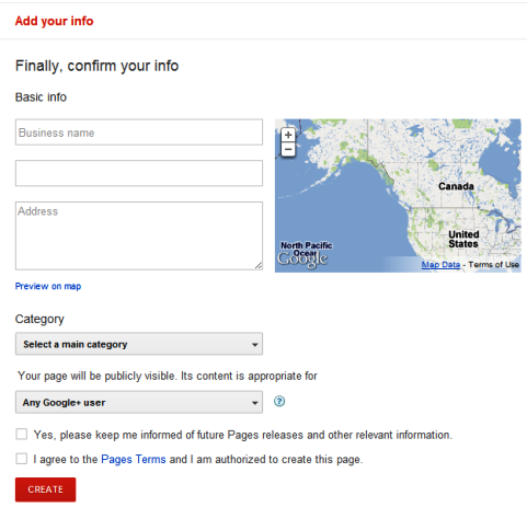 Google+ Oldalak - Helyi vállalkozások és helyek