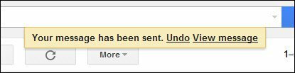 gmail visszavonás felugró üzenet küldése