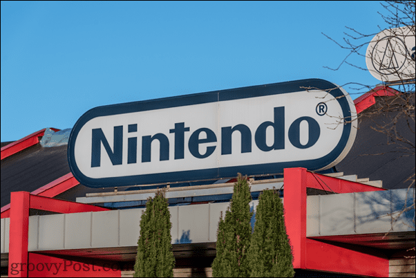 Nintendo logó egy épületen