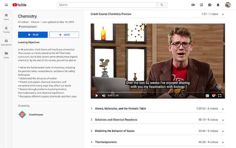 A YouTube bevezeti a Tanulási lejátszási listákat, hogy dedikált tanulási környezetet biztosítson azoknak az embereknek, akik tanulni jönnek a YouTube-ra.