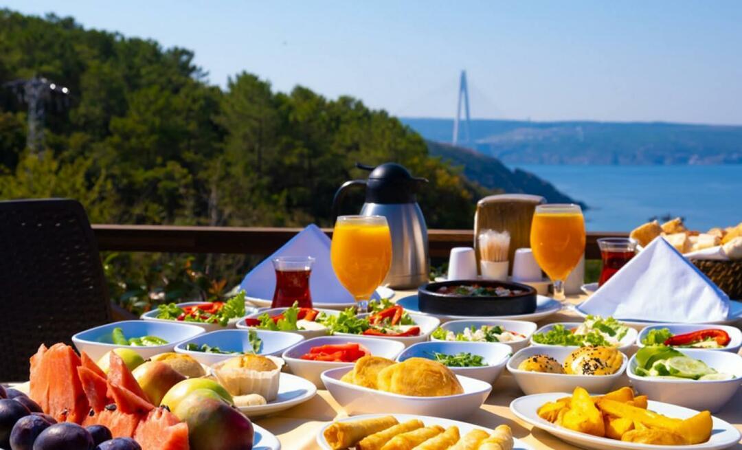 Hol vannak a legjobb reggelizőhelyek Isztambulban? Hol lehet reggelizni Isztambulban?